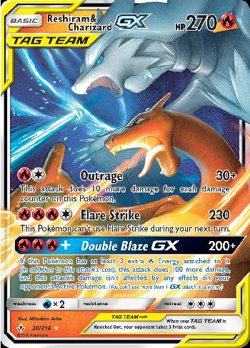 Reshiram e Charizard-GX / Reshiram & Charizard-GX (20/214), Busca de Cards