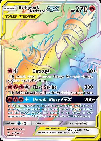 Reshiram and Charizard GX World Chaimpions ship 2019 pokemon card 