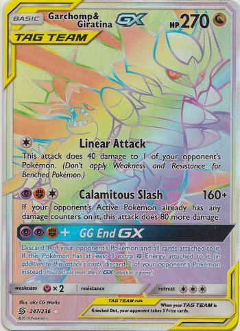 Garchomp e Giratina-GX / Garchomp & Giratina-GX (#247/236)