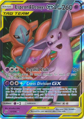 Box Poderes de Aliados - Espeon e Deoxys-GX - Epic Game - A loja