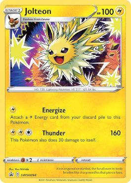 Jolteon-V (SWSH151/71), Busca de Cards