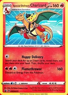 Special Delivery Charizard (SWSH075/71), Busca de Cards