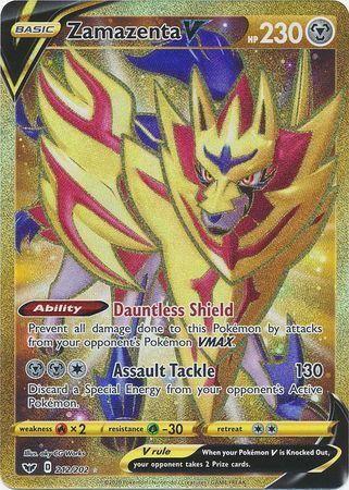 Zamazenta V Foil Pokémon Carta Em Português 18/25, Magalu Empresas