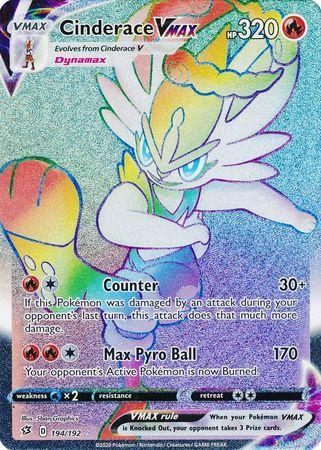 Carta Pokemon Original Copag Cinderace Vmax - Destinos Brilhantes