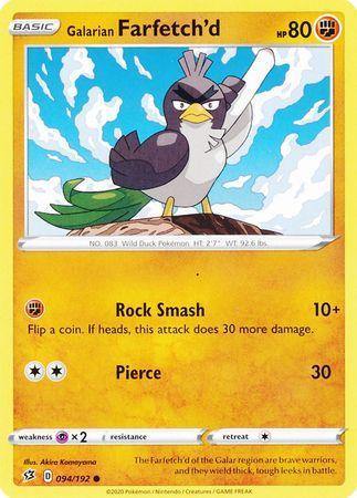 Farfetchd de Galar / Galarian Farfetchd (#94/192)