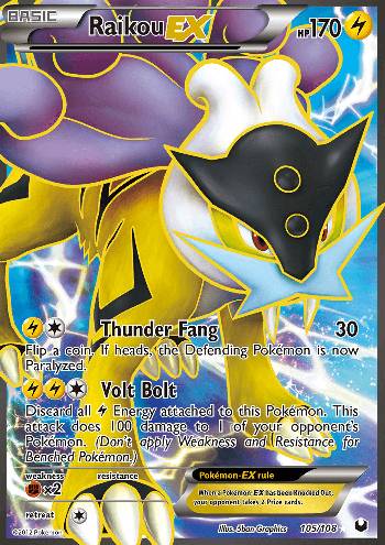 Raikou-EX (105/108), Busca de Cards