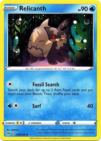 Relicanth 40/189