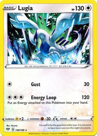 Lote de 5 Cartas de Pokémon Reverse Foil - Slightly Played em inglês