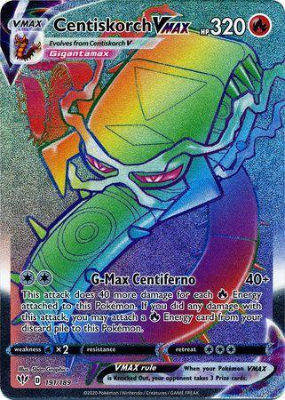 Carta Pokémon Salamence Vmax Escuridão Incandescente