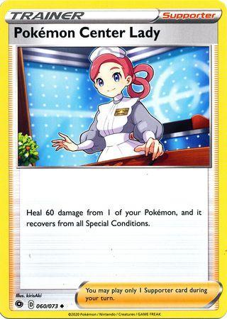 Dama do Centro Pokémon / Pokemon Center Lady (#60/073)