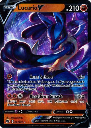 Lucario-V (#27/073) - Epic Game - A loja de card game mais ÉPICA do Brasil!