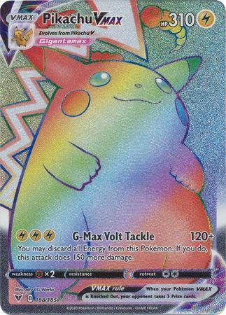 Carta Pokemon Vmax Rainbow