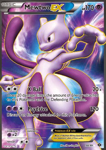 Carta Pokémon Lendário Mewtwo Ex Celebrações