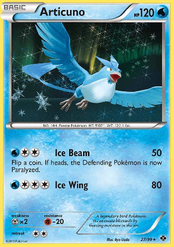 Articuno (27/99), Busca de Cards