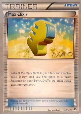 max elixir pokemon card Pokemon 2016 Pokemon Card Gym Tournament Max Elixir Reverse Holofoil Promo Card #244/XY-P
