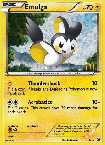 McDonald's Collection 2012 - Pokemon - Epic Game - A loja de card