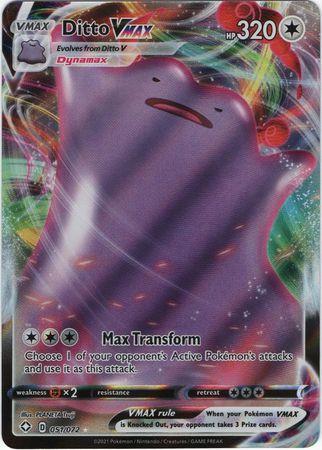 Carta pokemon Ditto V Shiny Destinos Brilhantes