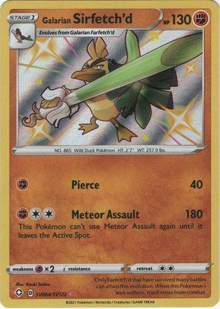 carta pokemon foil farfetch'd de galar - Comprar Cartas Colecionáveis  antigas no todocoleccion