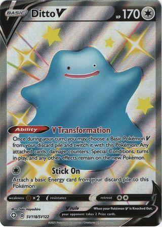 Ditto-V (SV118/S122), Busca de Cards