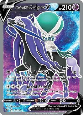 Calyrex Cavaleiro Espectral-V / Shadow Rider Calyrex-V (#171/198)