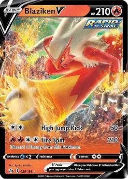 Blaziken-V (#161/198) - Epic Game - A loja de card game mais ÉPICA