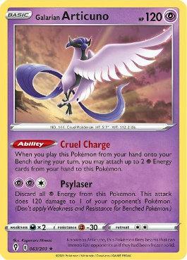 Articuno de Galar / Galarian Articuno (#63/203)