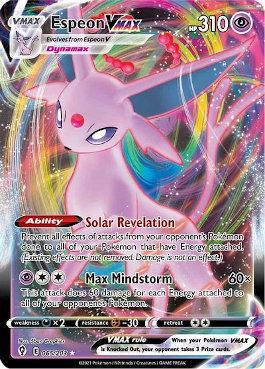 Espeon-VMAX (65/203), Busca de Cards