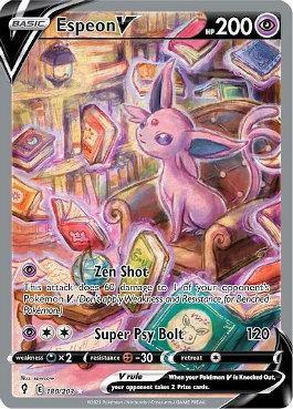 Espeon-V (180/203), Busca de Cards