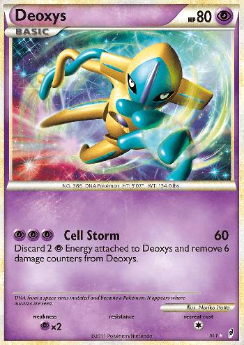 Deoxys, Cartas promocionais, Banco de Dados de Cards do Estampas  Ilustradas