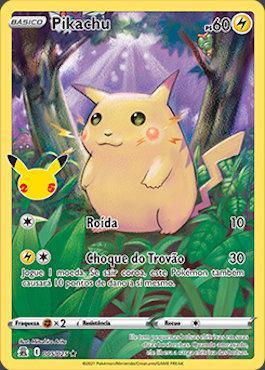 Carta Pokémon - Pikachu 25/165 - 151 - Copag - Deck de Cartas