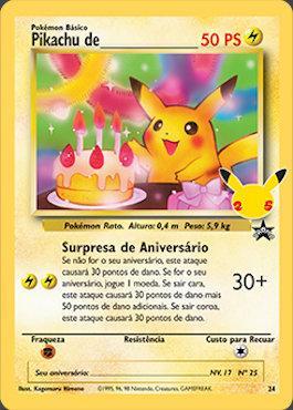 Pokémon: Pikachu Raro, do primeiro Campeonato Nacional, está à