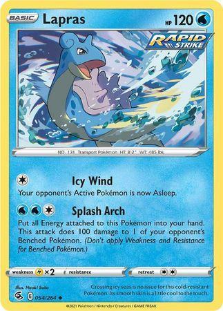 Carta Pokémon Lapras Vmax Espada E Escudo