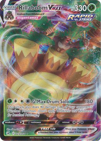 Carta Pokémon Mew Vmax Rainbow Golpe Fusão