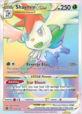 Carta Pokemon Shaymin V Astro Astros Cintilantes Original