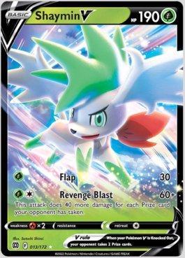 Carta Pokemon Shaymin V Astro Astros Cintilantes Original