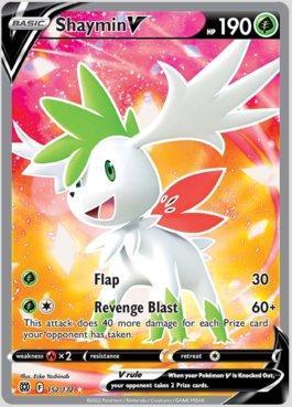 Carta Pokemon Shaymin V Astro Rainbow Astros Cintilantes