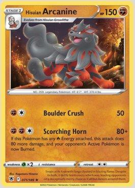 Arcanine de Hisui / Hisuian Arcanine (#071/189)