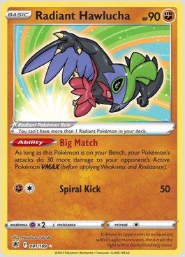 Hawlucha Radiante / Radiant Hawlucha (#081/189)