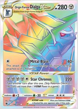 Dialga Forma Origem-V-ASTRO / Origin Forme Dialga-VSTAR (#198/189)