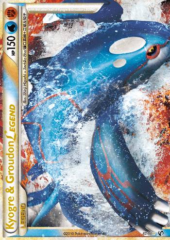 Kit Carta Pokémon Lendários Groudon Rayquaza Kyogre