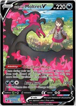 Moltres de Galar-V / Galarian Moltres-V (TG20/TG30), Busca de Cards