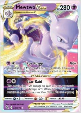 Card Game Pokémon TCG Deck Baralho de Batalha Mewtwo V - Copag