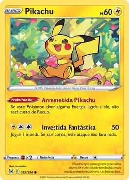 Cartinha Do Pikachu