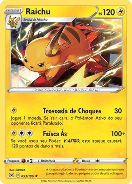 Carta Pokemon Raikou V Lendário Astros Cintilantes Original