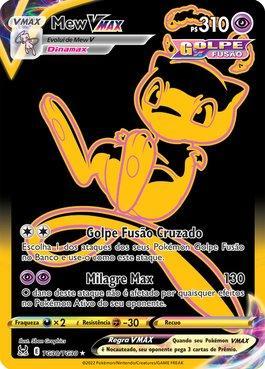 Mew Dourado Foil Celebrações Pokémon Carta Português 25/25