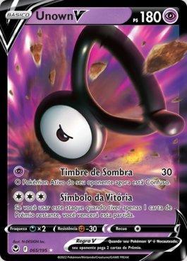 Unown (carta rara e lendária) - Pokémon TCG Cards (Original em Português)