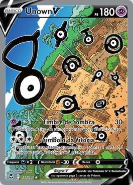 Unown (carta rara e lendária) - Pokémon TCG Cards (Original em Português)