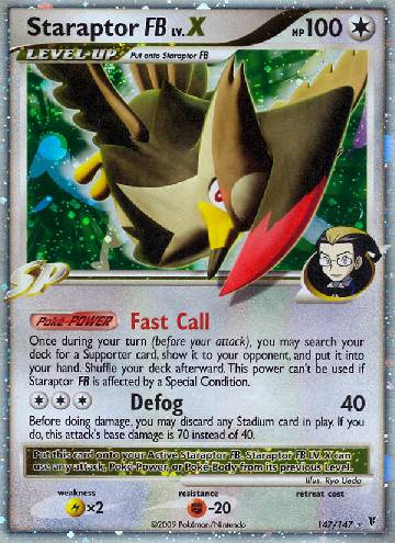 Staraptor (carta rara do tipo Voador) - Pokémon TCG Cards