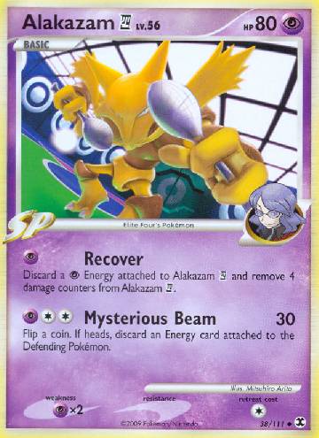 Carta Pokemon Alakazam Ex