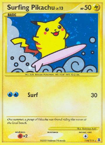 Pikachu Surfista-V / Surfing Pikachu-V (08/25)